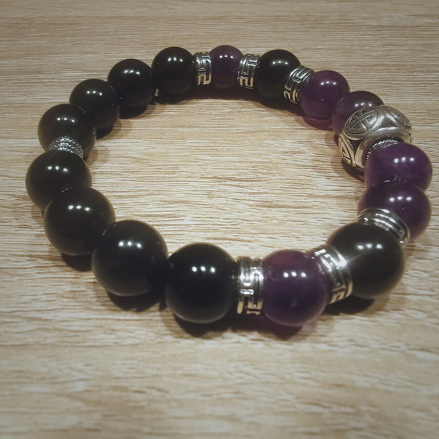 Bracelet « Apaisement & intuition », fait main